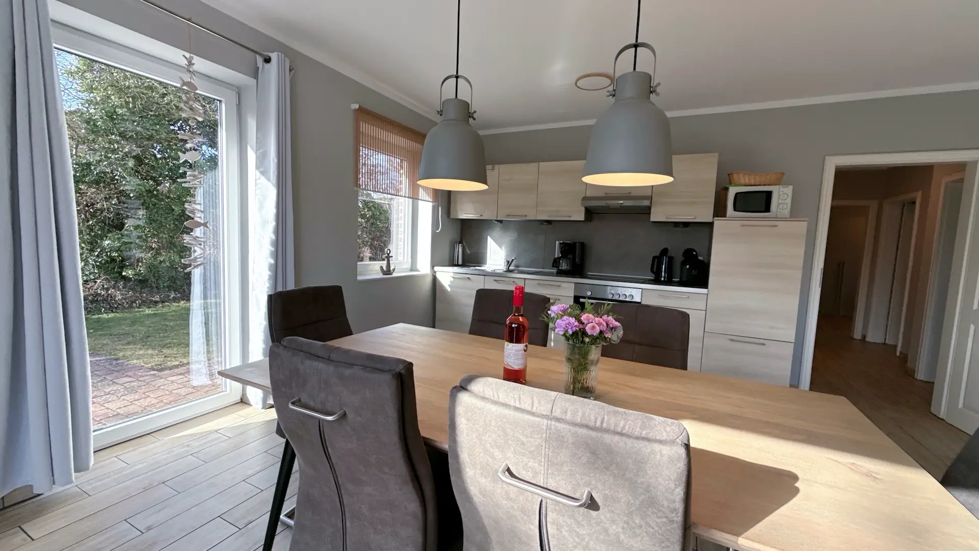 Essbereich Ferienhaus Nordlicht Fehmarn