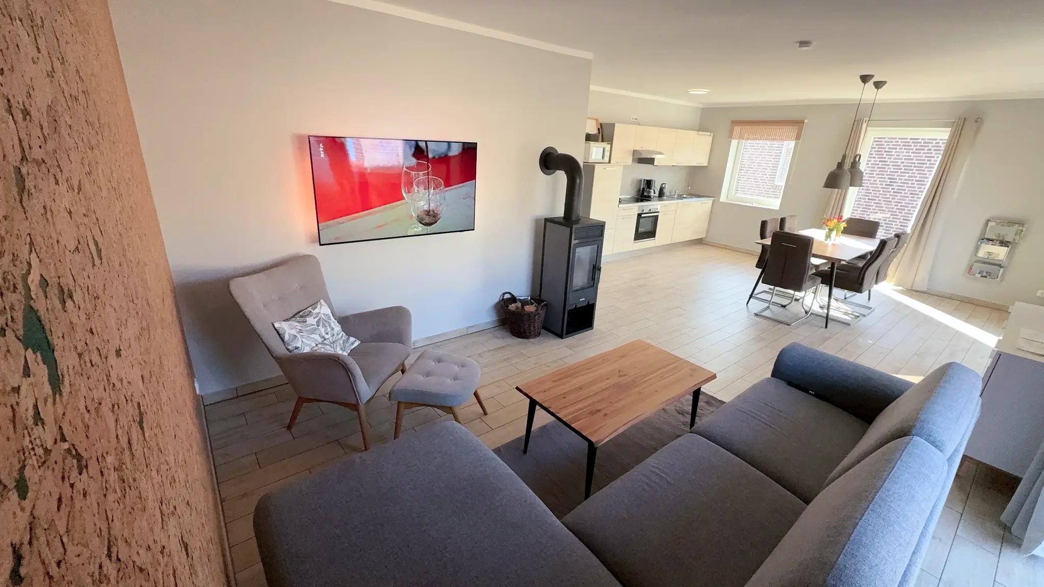 Wohnbereich Ferienhaus Seestern — Ferienhof Claussen Fehmarn