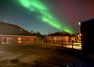 Die Ferienhäuser mit Polarlichtern