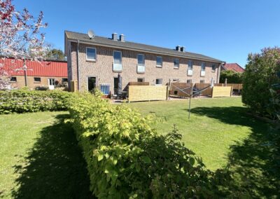 Die Reihenhäuser mit Garten und schönen Terrassen